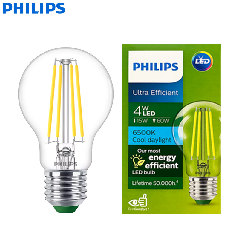 Philips Bulb Led Classic - PHILIPS Ultra Effiziente LED-Filamentlampe Klar A60