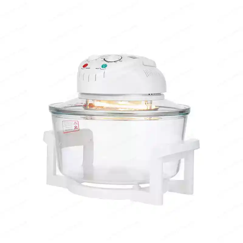 Lighting Visual - 17L Glas-Heißluftfritteuse mit Sichtfenster, Lichtwellenheizung, 110V/220V,