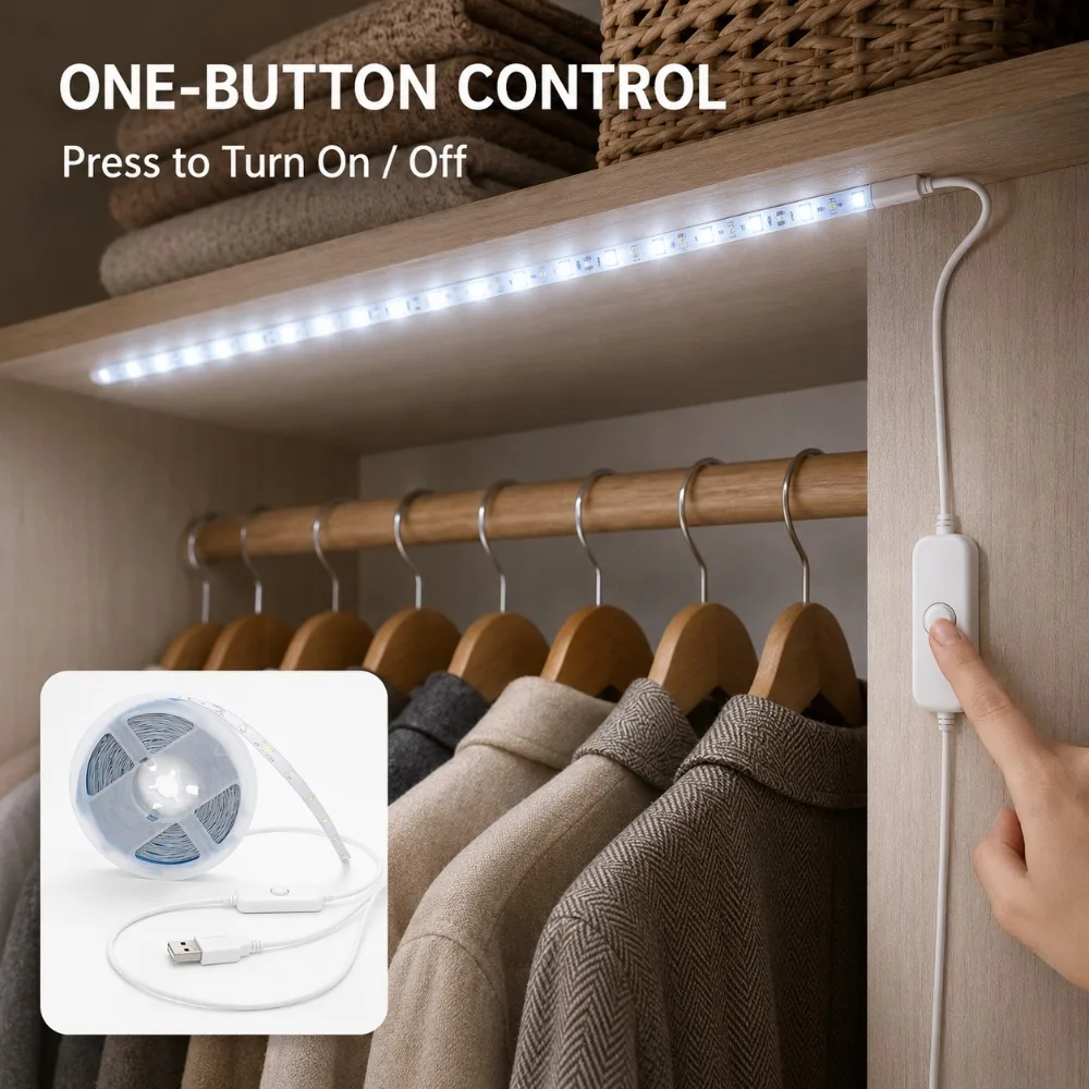 LED-Lichtstreifen, USB-Tastens – Lighting Decoration Ideas Bewertung und Preis
