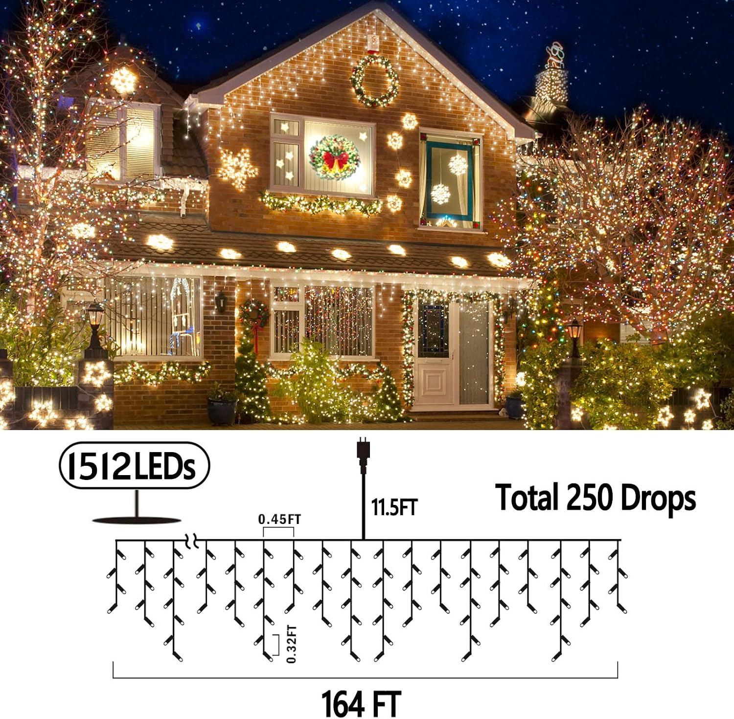 Weihnachts-Lichterkette für de – Lighting Christmas Decor Bewertung und Preis