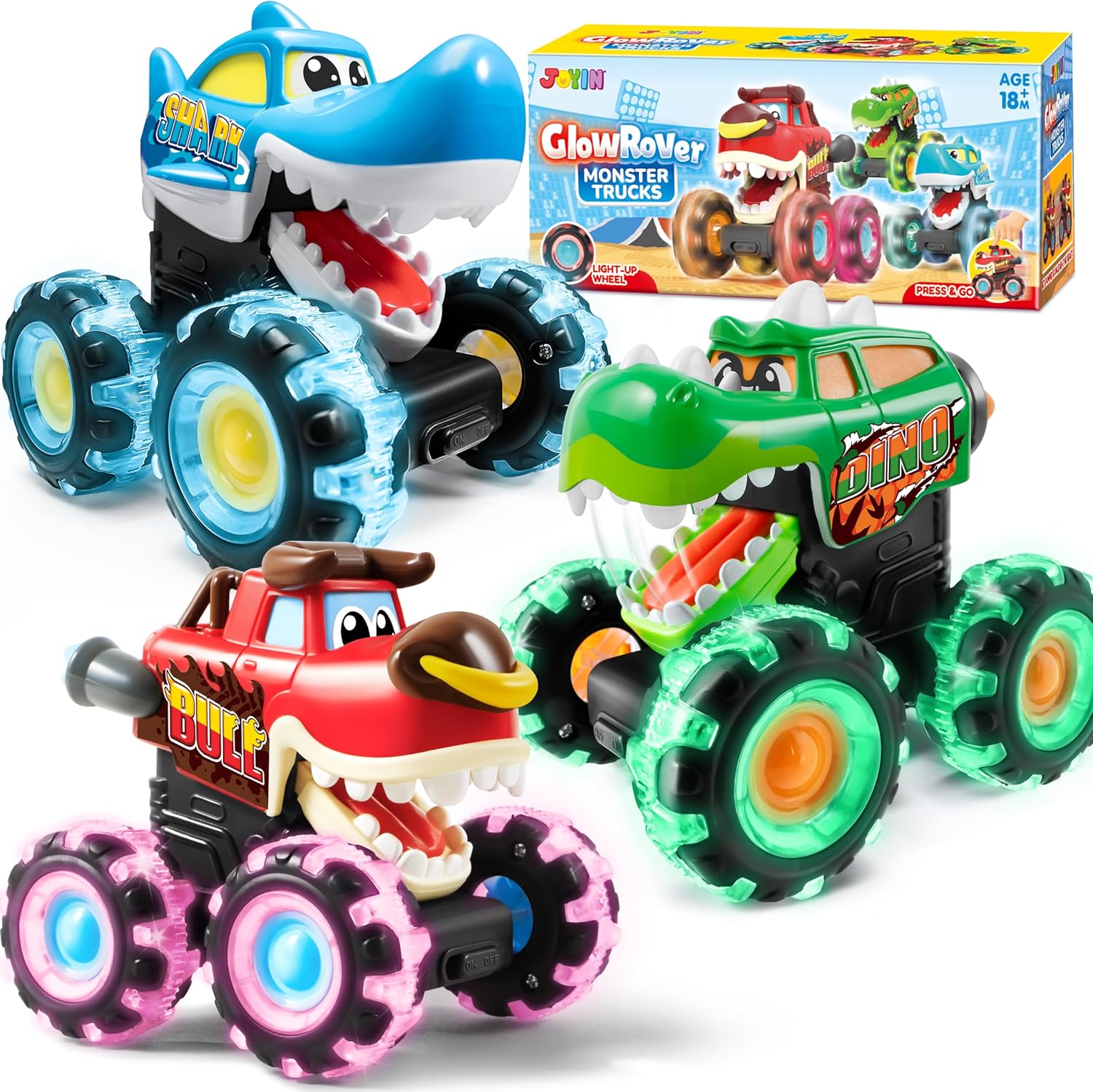 JOYFY 3er-Pack Monster Truck S – Lighting Christmas Decor Bewertung und Preis