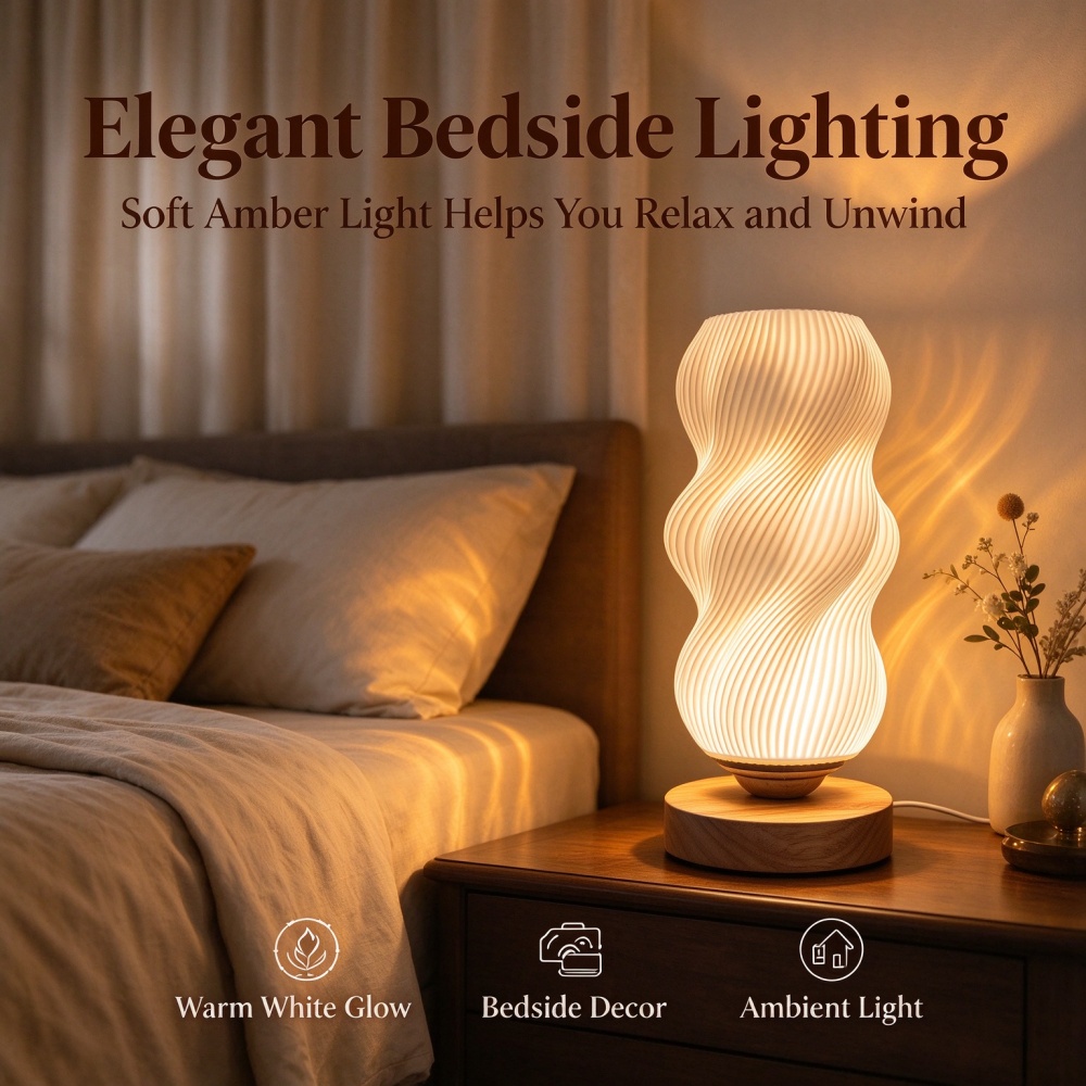 3D-gedruckte Nachtlampe mit We – Decor Lighting Lamps Bewertung und Preis
