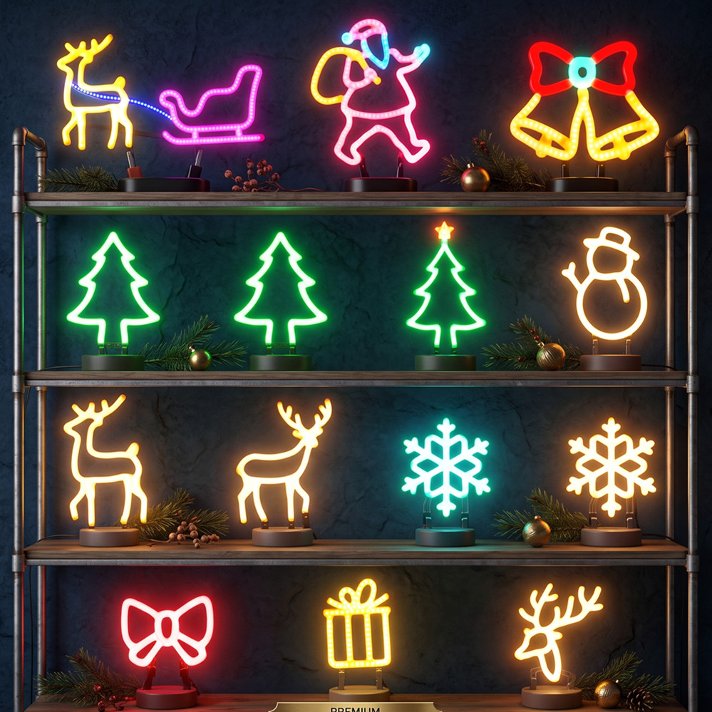 Weihnachtsdekoration LED-Neons – Lighting Decoration Ideas Bewertung und Preis