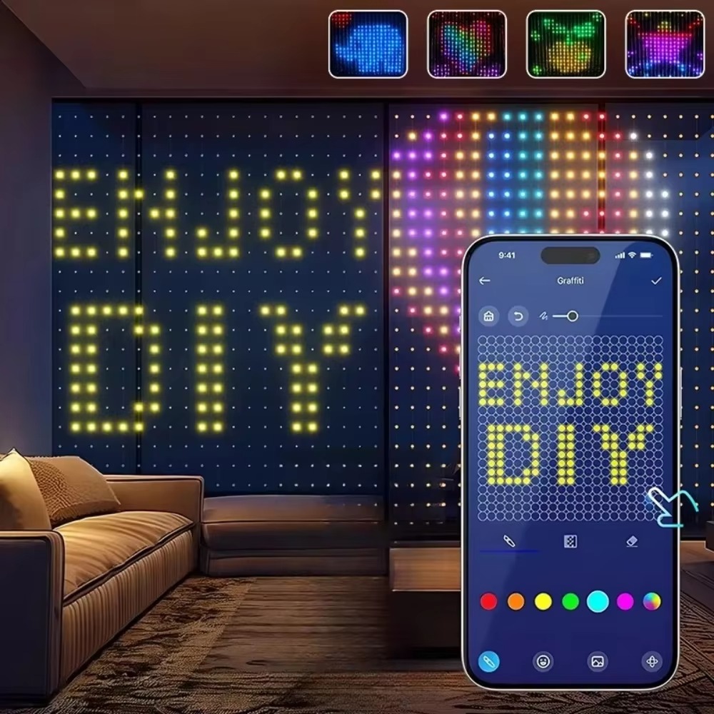 Individuelles DIY-Vorhanglicht – Lighting Christmas Decor Bewertung und Preis
