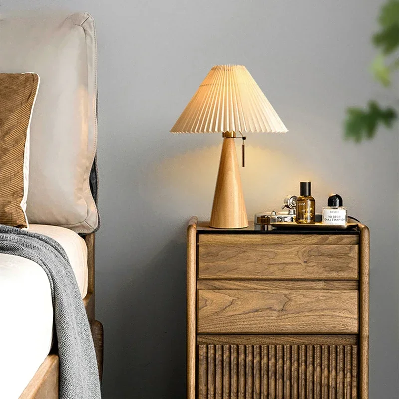 Retro-Plissee-Tischlampe, nord – Decor Lighting Lamps Bewertung und Preis