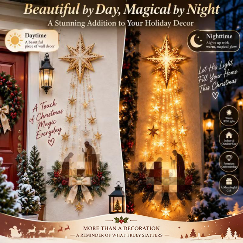 Bethlehem-Stern LED-Wandbehang – Lighting Christmas Decor Bewertung und Preis
